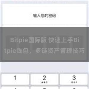 Bitpie国际版 快速上手Bitpie钱包，多链资产管理技巧